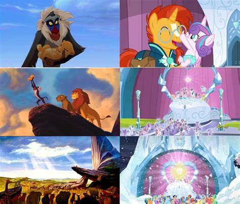 The Lion King And My Little Pony Comparison By Brandonale On Deviantart