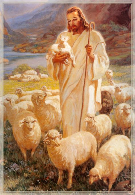 Painting Of Jesus The Good Shepherd At Explore
