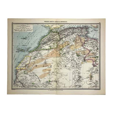 Map Of French North Africa And Morocco Life Of Si