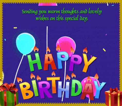 Sending You Warm Thoughts Free Happy Birthday Ecards Greeting Cards