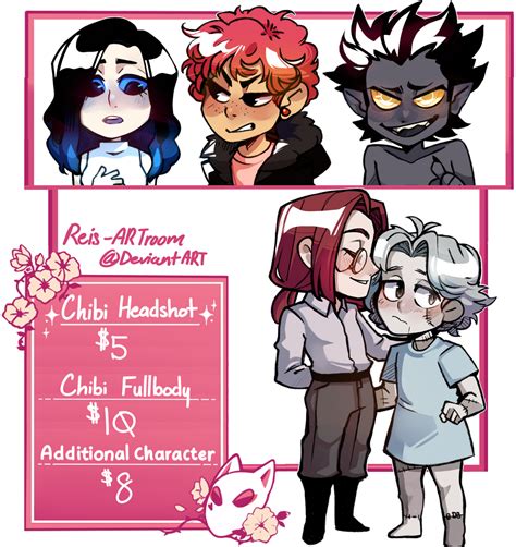 Chibi Commissions Open By Reis Artroom On Deviantart