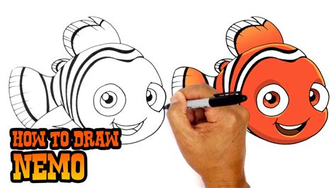 How To Draw Nemo And Dory Easy