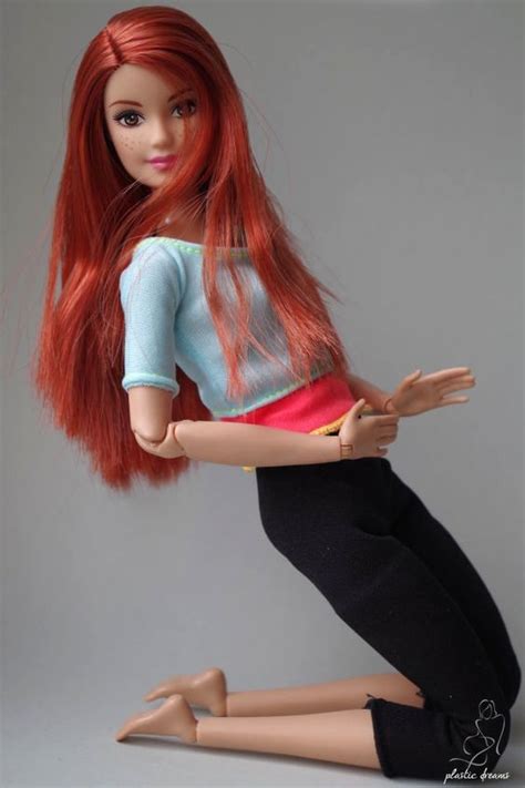 Freckles Inspiration 2015 2016 Barbie Made To Move Mtm Doll Red