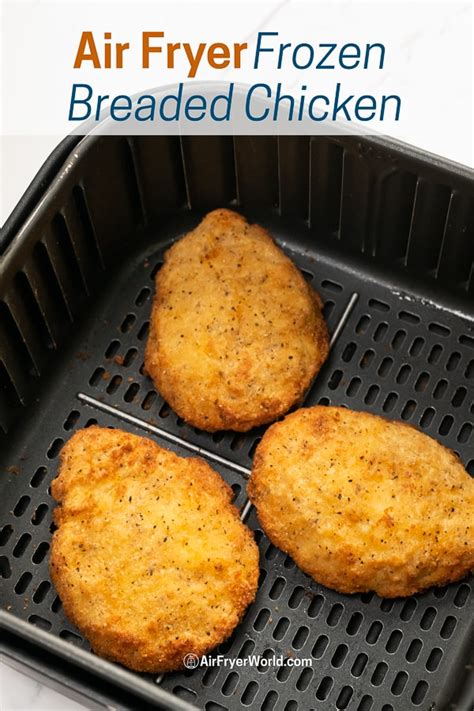 My air fryer chicken patties are a healthy weeknight dinner idea that can be used in a variety of ways. Air Fryer Frozen Breaded Chicken Breast that's Air Fried ...