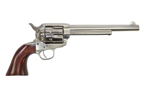 Uberti 1873 Cattleman 45 Colt Revolver Polished Nickel Finish And 75