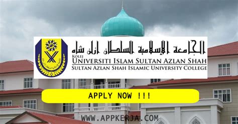 Universiti sultan azlan shah (usas). Permohonan Online Jawatan di Universiti Sultan Azlan Shah ...