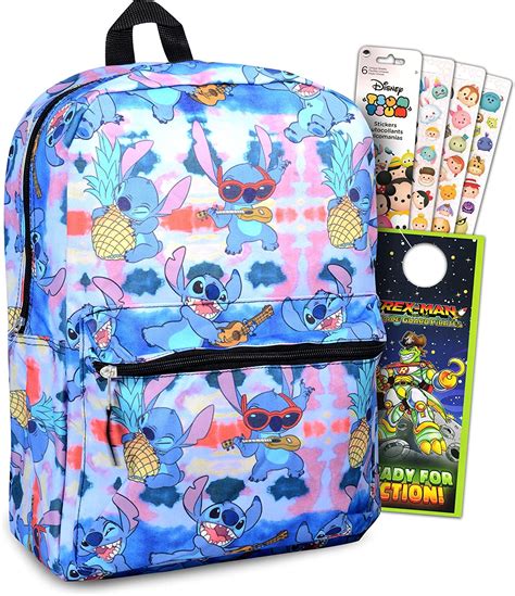 Disney Lilo And Stitch School Backpack For Kids 3 Pc Bundle With 16