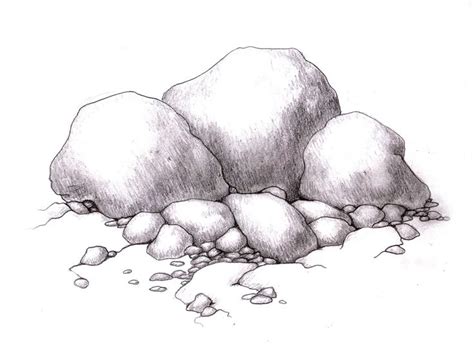 Draw Rocks Drawing Rocks Pencil Art Drawings Realistic Drawings