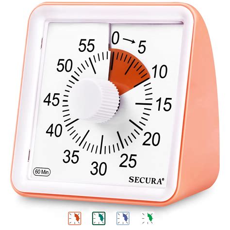Buy Secura 60 Minute Visual Timer Classroom Classroom Timer Countdown