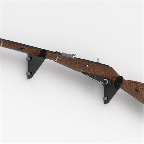 Rifle Holder Musket Brackets Rifle Wall Mount Display Gun Weapon