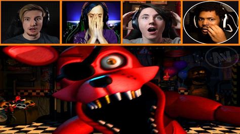 Lets Players Reaction To Rockstar Foxys Jumpscare Fnaf Ultimate