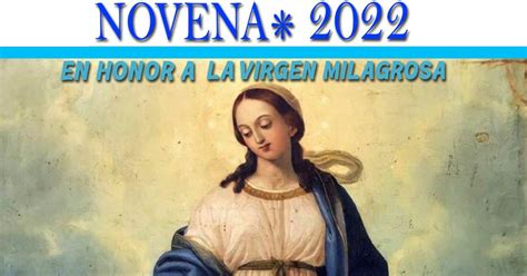 Novena A La Virgen Milagrosa 2022 Día 1 Famvin Noticiases
