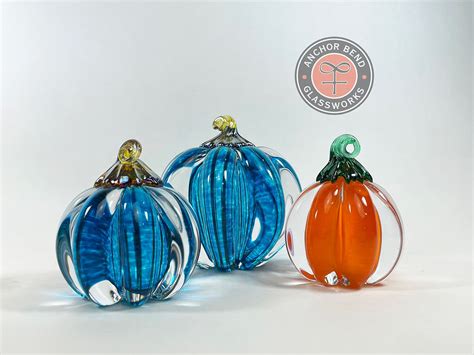 Anchor Bend Glassworks Glass Pumpkins