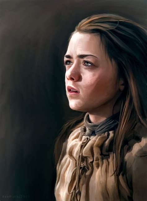 Beautiful Game Of Thrones Art By Daaria Arya Stark Game Of Thrones