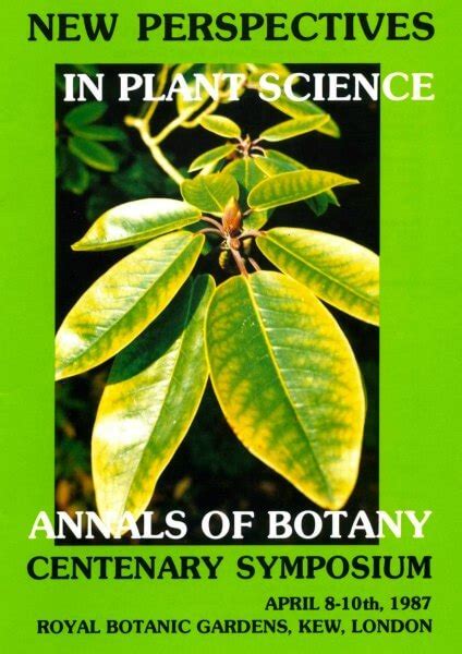 Institut national de la recherche agronomique (france). Annals of Botany Company member steps-down after 37 years ...