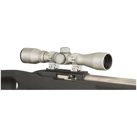 Bsa® 4x32 Mm 22 Cal Scope With Rings Silver 184873 Rifle Scopes