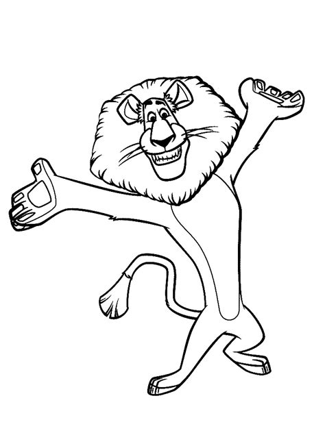 Coloring is a fun way for kids to be creative and learn how to draw and use the colors. Descargar dibujos para colorear - Madagascar.