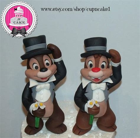 Chip And Dale Fondant Cake Toppers Cake By Danielle Cakesdecor
