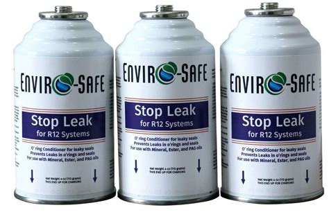 Envirosafe Refrigerant Support Stop Leak Auto Ac 3 4 Oz Cans