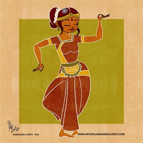 Dancer India Dancer Tradition Traditional Indian Art Love Music Draw Drawing Artist
