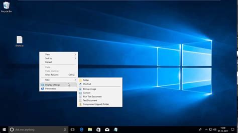 How To Create Edge Desktop Shortcut On Microsoft Windows 10 Youtube