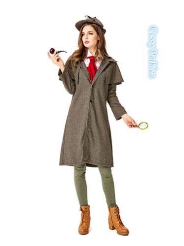 U B1 1 Womens Sherlock Holmes Detective Book Week Costume Ebay