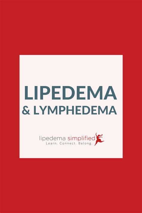Lipedema Is A Fat Disorder While Lymphedema Is A Condition Where Excess