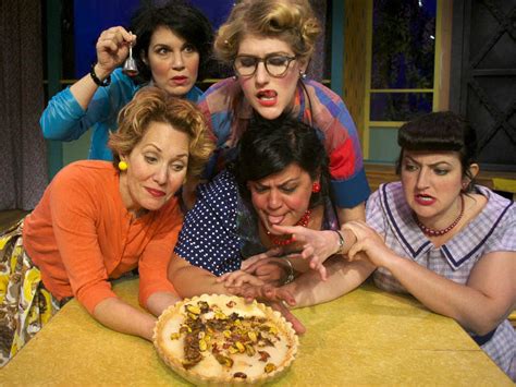 Five Lesbians Eating A Quiche Full To The Brim With Farce