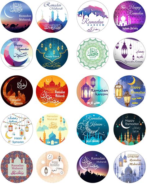 40 Ramadan Mubarak Stickers Decoration T Ramadan Kareem Etsy Uk