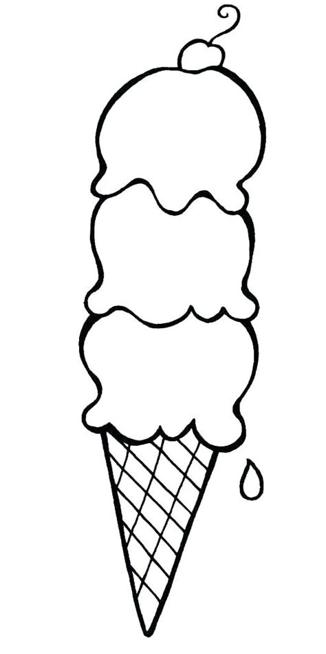 Build An Ice Cream Sundae Page Coloring Pages