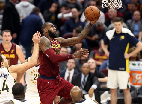 Lebron James Records Steal Leads Fastbreak And Caps Sequence With Dunk
