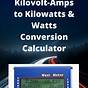 How Many Kilowatts Is 1200 Watts