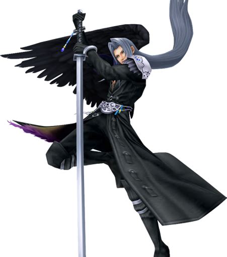 After a brief moment, sephiroth's dead body had been removed from the blade to fall onto the ground still in flame to burn up, as ganondorf then walks away through the fires victorious with a villainous laugh. Ganondorf vs Sephiroth | IGN Boards