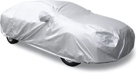 Uxcell 3xxl Silver Tone 190t Car Cover Outdoor Weather