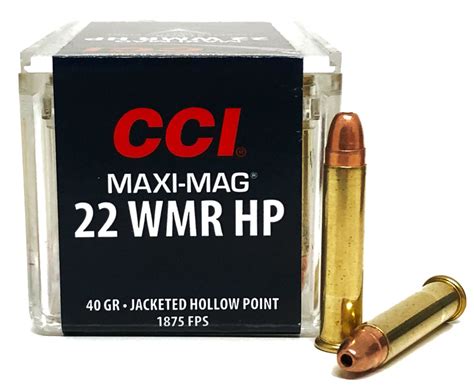 22 Magnum Cci Maxi Mag 40 Grain Hollow Point 50 Rounds