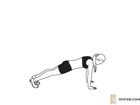 Surfer Burpees Illustrated Exercise Guide