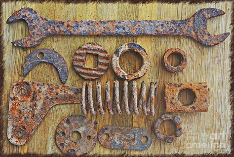 Rusty Metal Objects 6 1 Photograph By Debbie Portwood Fine Art America