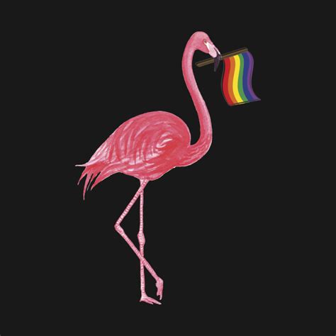Gay Pride Pink Flamingo Lgbt Pride Month Gay Pride Flag Long Sleeve T Shirt Teepublic
