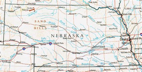 Nebraska Geography And Maps