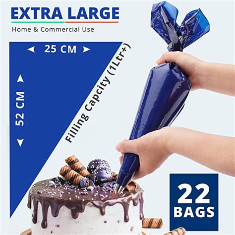 Treat Story Extra Large Disposable Piping Bags 21 Inch Easy To Use