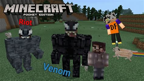 Venom In Minecraft Pe Youtube