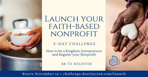 Launch Your Faith Based Nonprofit Challenge