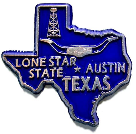 Texas The Lone Star State Souvenir Fridge Magnet