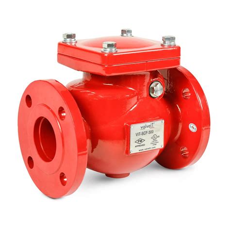 Ductile Iron Swing Check Valve Flanged Type 300 Psi