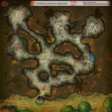 Dnd E Cave Map Maps Database Source