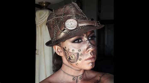 Steampunk Make Up Face Painting Youtube