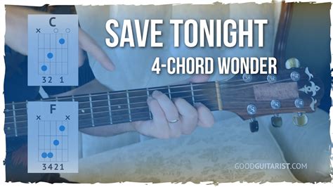 Save Tonight Easy 4 Chord Song Eagle Eye Cherry Beginner Guitar
