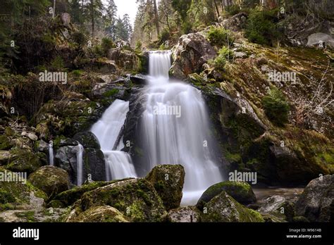 Triberg Waterfall In The Black Forest Germany Baden Wuerttemberg