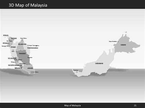 Malaysia Map Editable Map Of Malaysia For Powerpoint Download