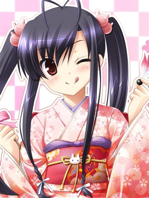 480x640 Resolution Girl Anime Kimonos 480x640 Resolution Wallpaper